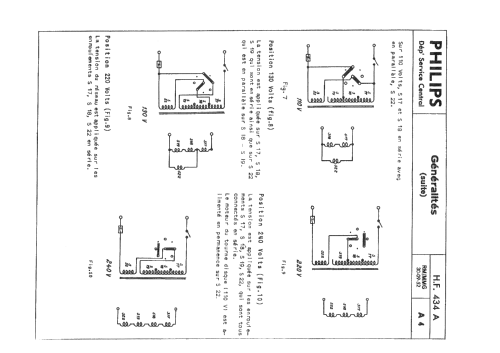 HF434A; Philips France; (ID = 1966679) Radio