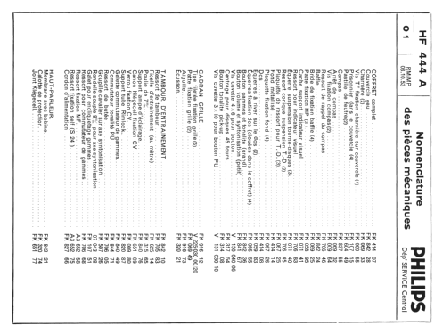 HF444A; Philips France; (ID = 2076984) Radio