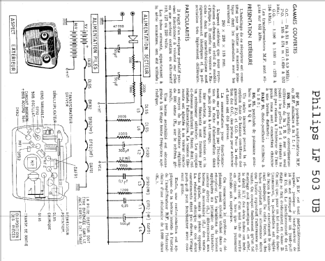 Skiff LF503UB; Philips France; (ID = 368285) Radio