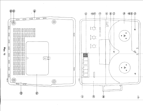 Magnétophone à bande EL3548; Philips France; (ID = 1322455) Ton-Bild