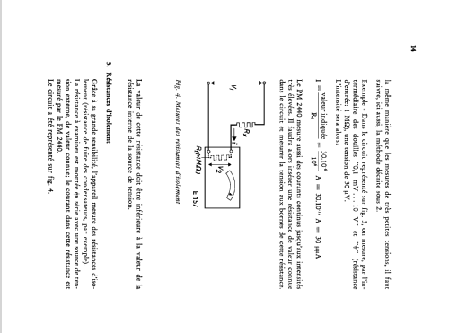 Microvoltmètre pour tension continue PM2440; Philips France; (ID = 1562926) Equipment