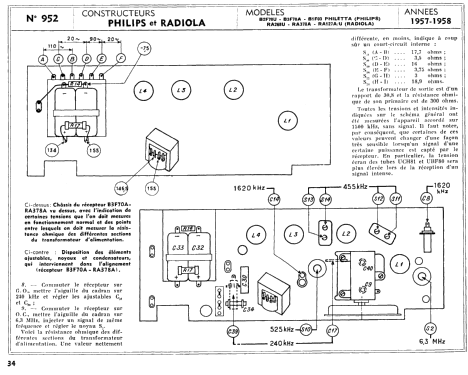Philetta B1F03U; Philips France; (ID = 99596) Radio