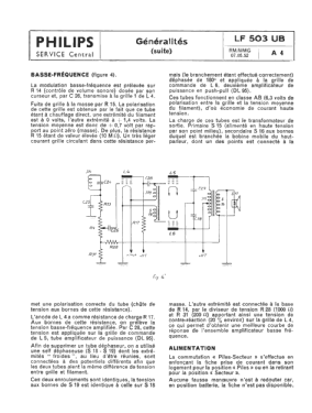 Skiff LF503UB; Philips France; (ID = 2776576) Radio