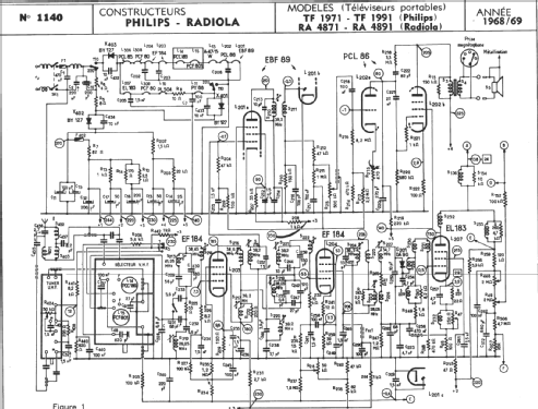 TF1971; Philips France; (ID = 291692) Television