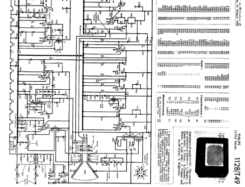 1726U; Philips Electrical, (ID = 1048925) Fernseh-E