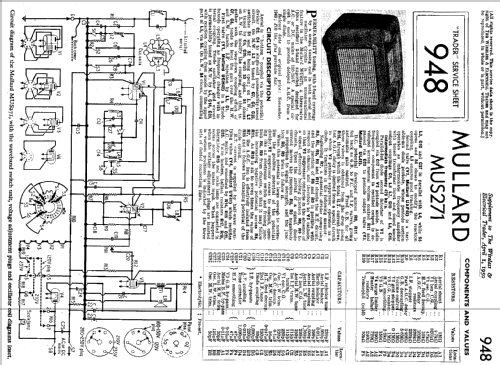 291U/15; Philips Electrical, (ID = 424781) Radio