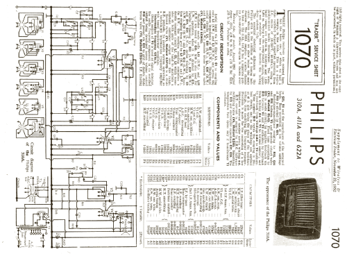 411A; Philips Electrical, (ID = 1018652) Radio