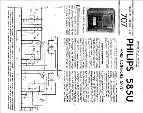 587U; Philips Electrical, (ID = 1294246) Radio