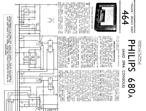 680A; Philips Electrical, (ID = 1308603) Radio