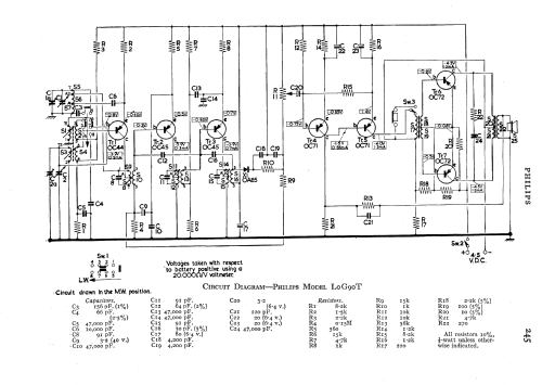 Transistor Seven Personic L0G90T; Philips Electrical, (ID = 721241) Radio