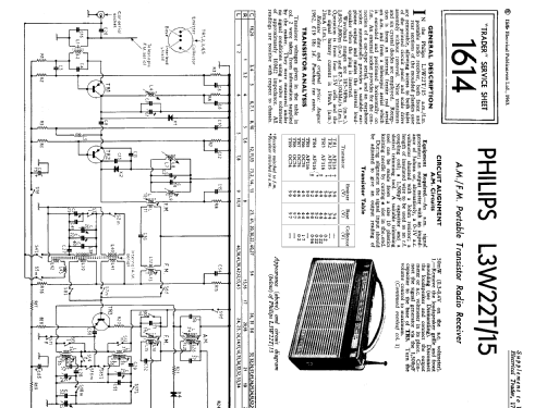 L3W22T/15 ; Philips Electrical, (ID = 1330430) Radio