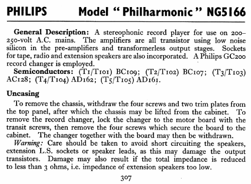 Philharmonic NG5166; Philips Electrical, (ID = 825081) R-Player