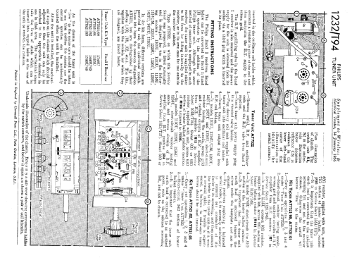 Tuner Unit AT7522; Philips Electrical, (ID = 1027985) Converter