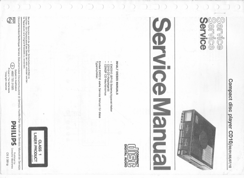 CD-10/00; Philips Electronics (ID = 2458750) Enrég.-R