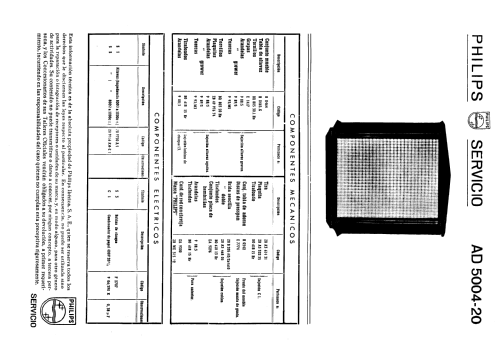 AD5004/20; Philips Ibérica, (ID = 2407860) Speaker-P