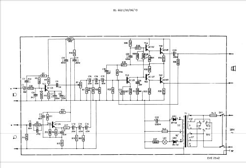 Amplificador Transistorizado de 10 W EL 6621 /00 /06 /13; Philips Ibérica, (ID = 2432324) Ampl/Mixer