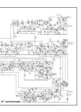 Miniwatt BO6 11' transistorizado con DY51; Philips Ibérica, (ID = 2799073) Television