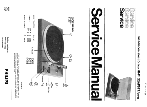 22-AF-677/00; Philips Ibérica, (ID = 1082139) Ton-Bild