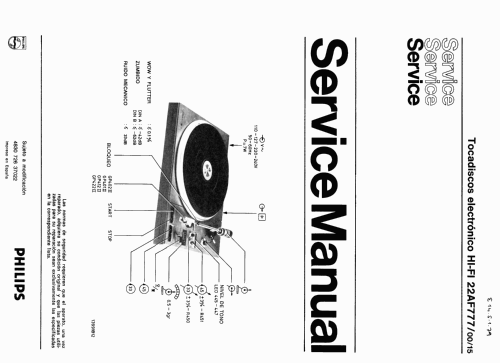 22-AF-777/00; Philips Ibérica, (ID = 1082935) R-Player