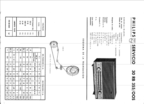 30-RB-355/OOS ; Philips Ibérica, (ID = 976593) Radio