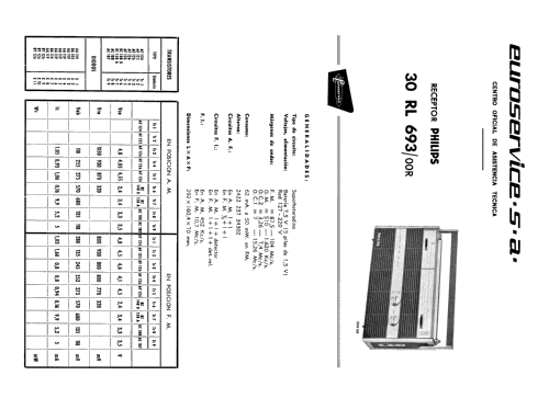 30-RL-693 /00R; Philips Ibérica, (ID = 2090716) Radio