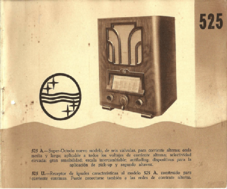 525A; Philips Ibérica, (ID = 1994892) Radio