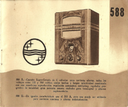 588U; Philips Ibérica, (ID = 1994750) Radio