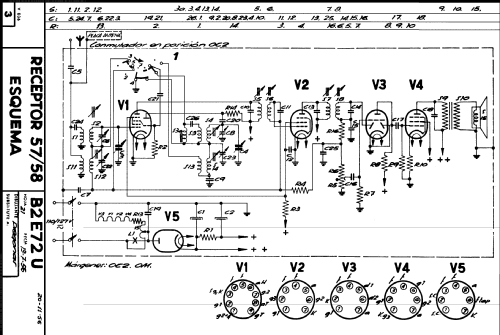 B2E72U; Philips Ibérica, (ID = 2084753) Radio