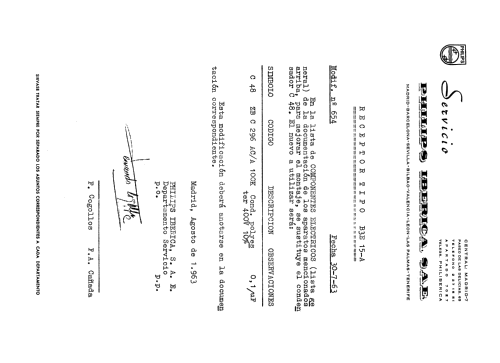 B3E15A /00C / 00K; Philips Ibérica, (ID = 2075786) Radio