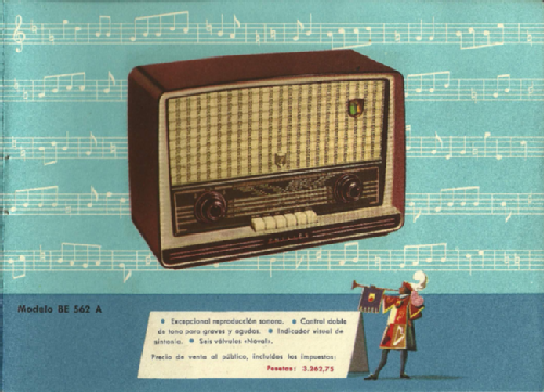 BE-562-A; Philips Ibérica, (ID = 1997393) Radio