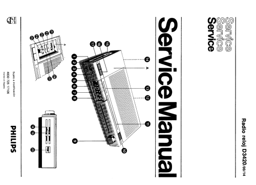 D3420 /14; Philips Ibérica, (ID = 1104125) Radio