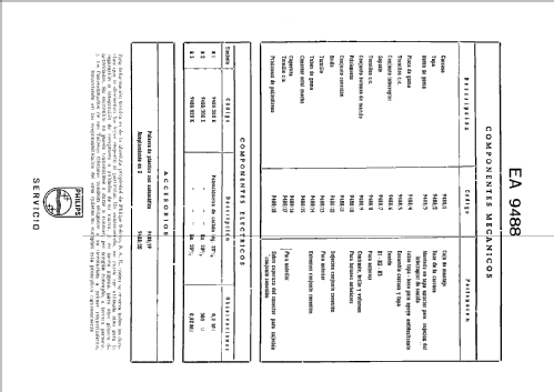 EA-9488; Philips Ibérica, (ID = 1330532) Radio part