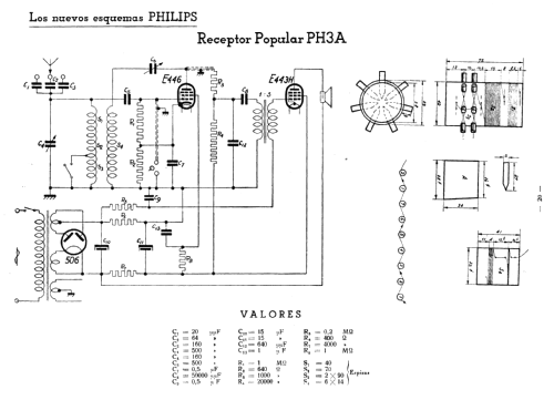 Receptor Popular PH3A; Philips Ibérica, (ID = 1402441) Bausatz