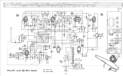 David B2I91A; Philips Italy; (ID = 517128) Radio