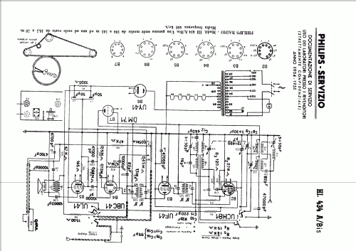 HI434A / Bis; Philips Italy; (ID = 648799) Radio