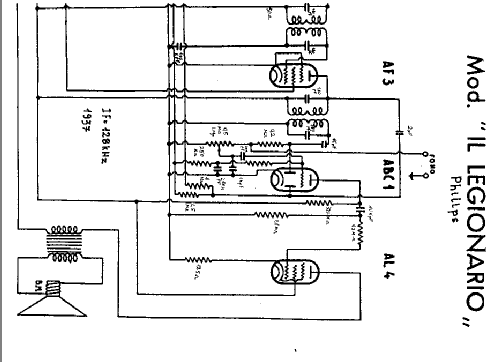'Legionario' 751M; Philips Italy; (ID = 1567884) Radio