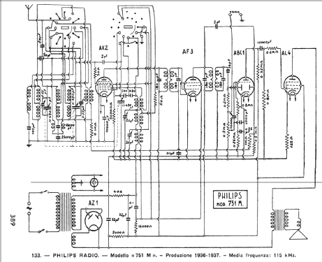 'Legionario' 751M; Philips Italy; (ID = 38390) Radio