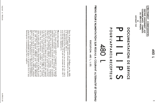480L, 480L -20; Philips Belgium (ID = 1940810) Radio