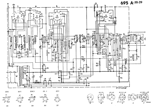 695A -20; Philips Belgium (ID = 1533853) Radio