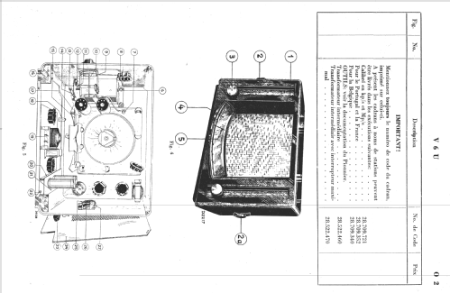 Pionier V6U -20 -29, V6HU, V6HU -06 -20; Philips Belgium (ID = 1517060) Radio