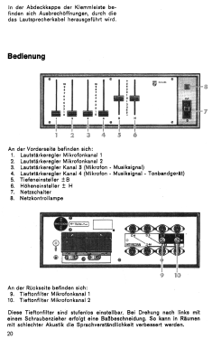 Mischverstärker LBB1251 /00 ; Philips Norway Norsk (ID = 2730736) Ampl/Mixer