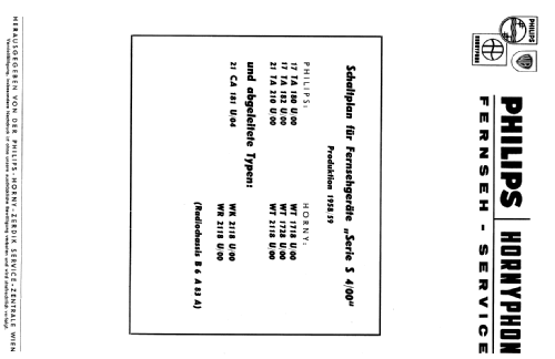 21CA181U /04 Ch= S4/00; Philips - Österreich (ID = 207498) Television