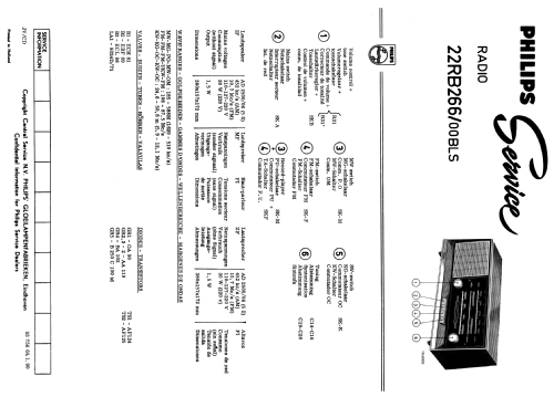 22RB266 /00S; Philips - Österreich (ID = 2442507) Radio