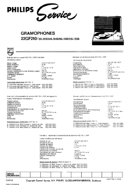 All Transistor 22GF210 /01B; Philips - Österreich (ID = 2902249) R-Player