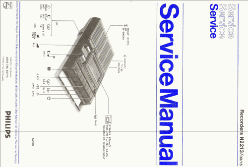 Automatic Cassette Recorder N2213 /15; Philips - Österreich (ID = 2248017) Sonido-V