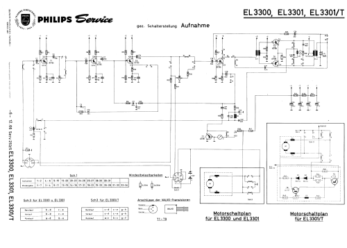 Cassetten-Recorder EL3301; Philips - Österreich (ID = 161184) Ton-Bild