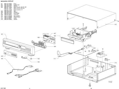 CD Player AK 601; Philips - Österreich (ID = 2798547) Reg-Riprod