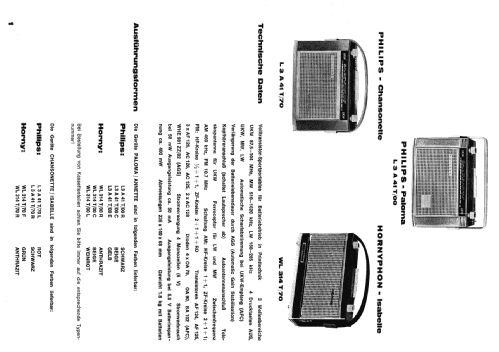 Chansonette L3A41T /70L /70R; Philips - Österreich (ID = 2064245) Radio