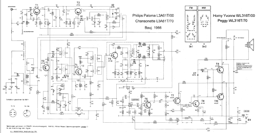 Chansonette L3A61T /70R /70L /70D; Philips - Österreich (ID = 1422583) Radio