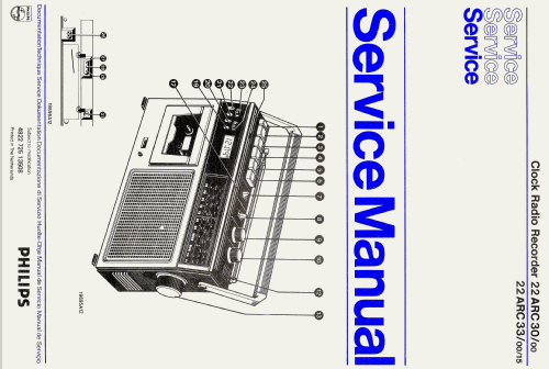 Clock Radio Recorder 22ARC30/00; Philips - Österreich (ID = 1599954) Radio